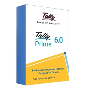 TallyPrime 6.0 Gold Unlimited Edition business management software box — Brilliant Technologies.