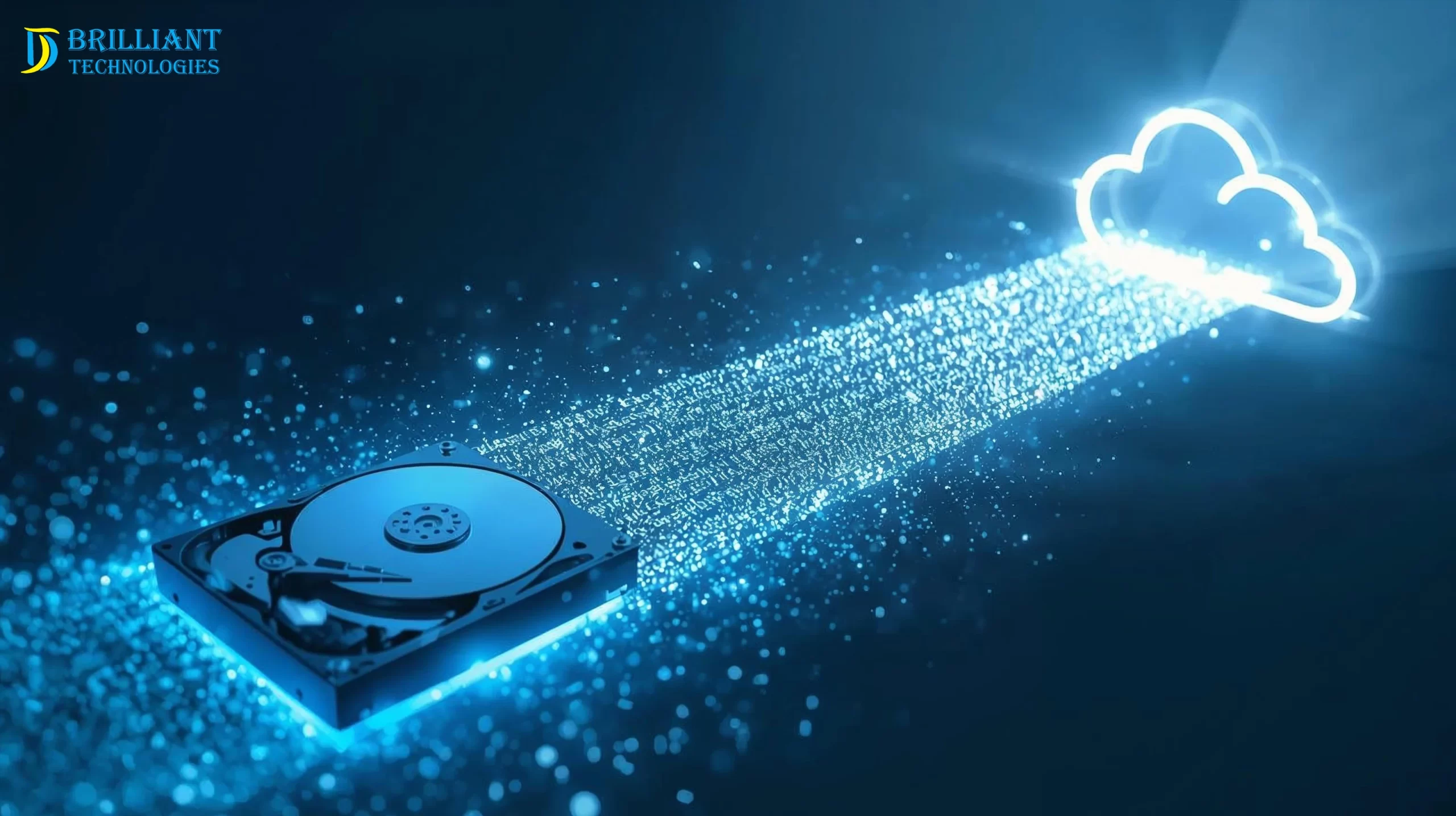 Brilliant Technologies data backup from hard drive to cloud.