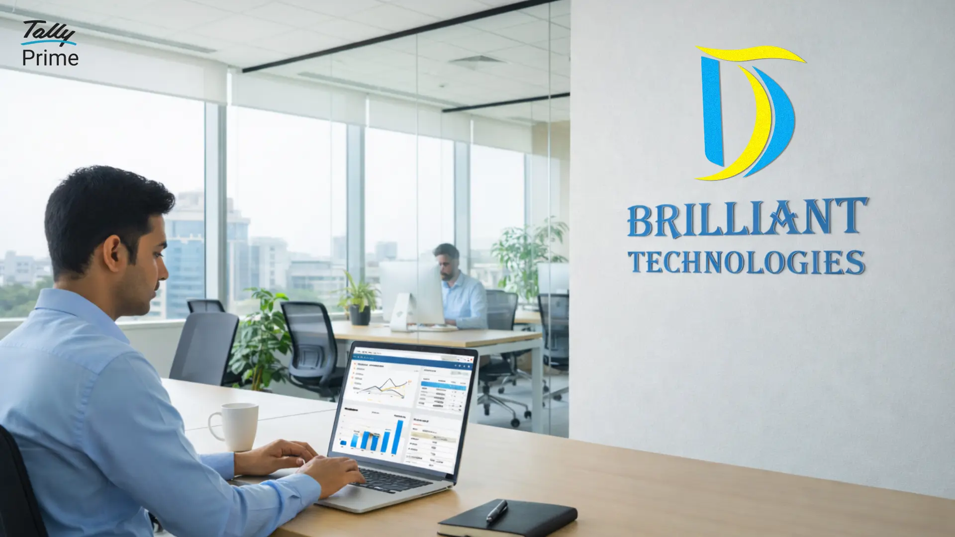 Certified Tally Partner in Hyderabad offering TallyPrime solutions at Brilliant Technologies,