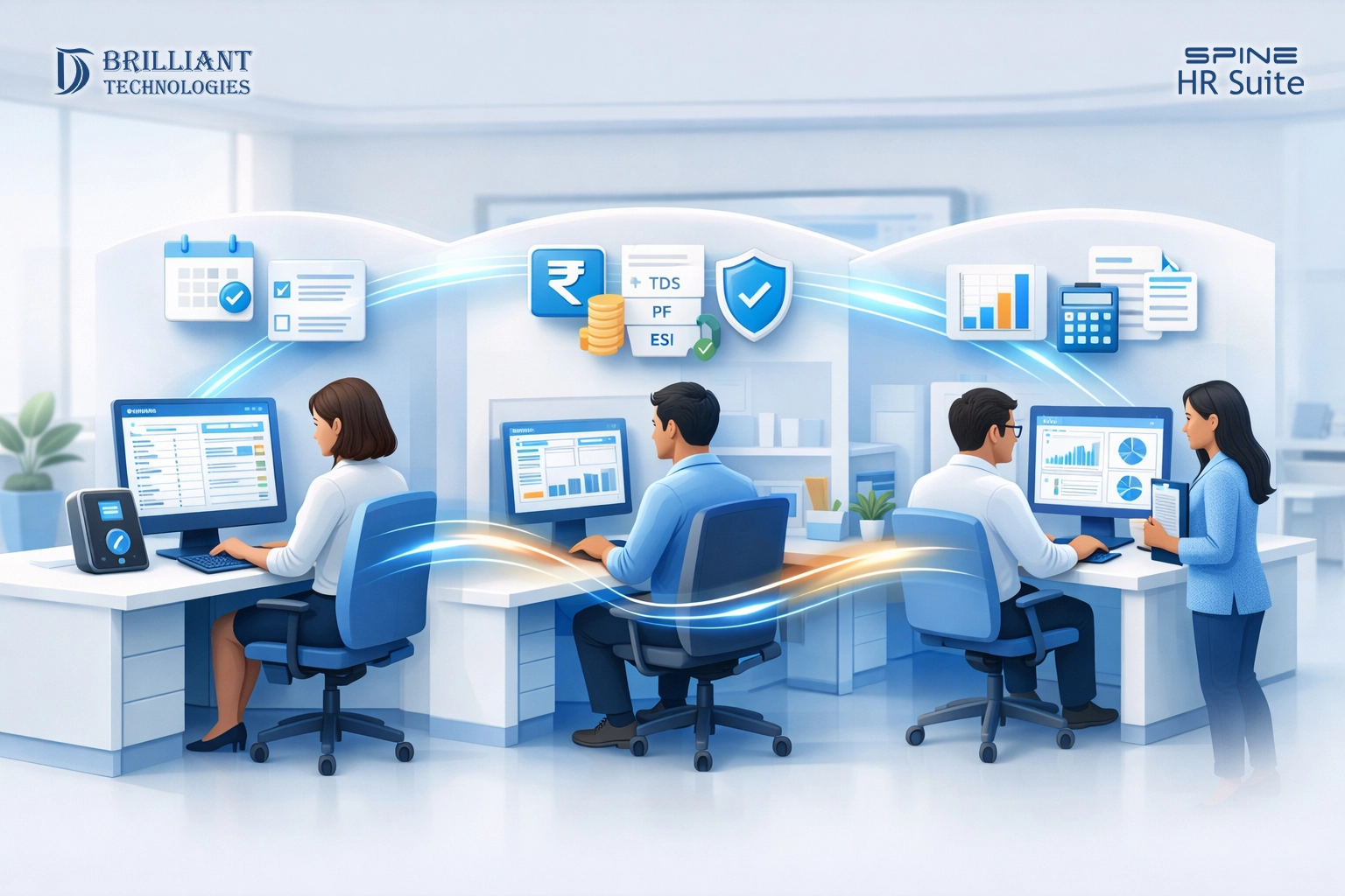 Tally and HRMS workflow automation helping Hyderabad businesses scale faster with Brilliant Technologies