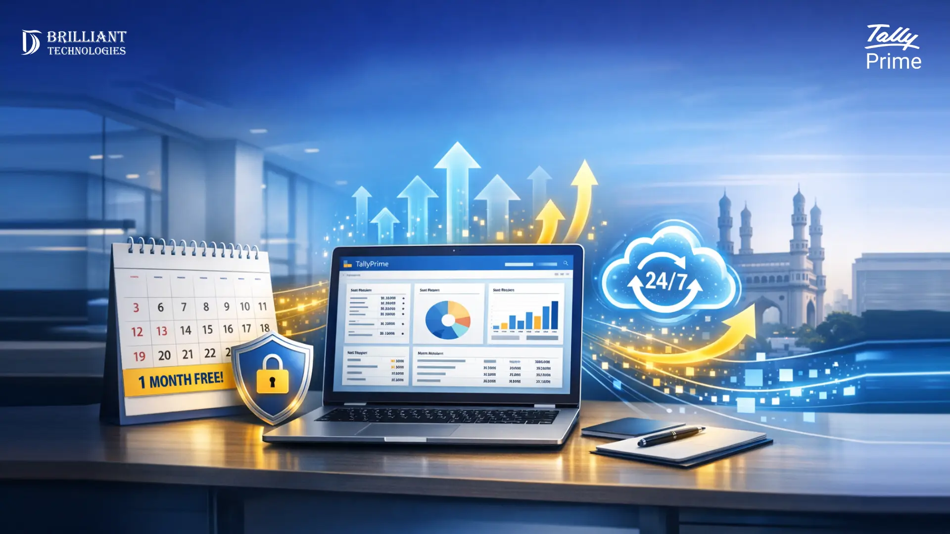 Early TallyPrime renewal in Hyderabad for extra month benefits by Brilliant Technologies – secure and future-proof Tally solutions.