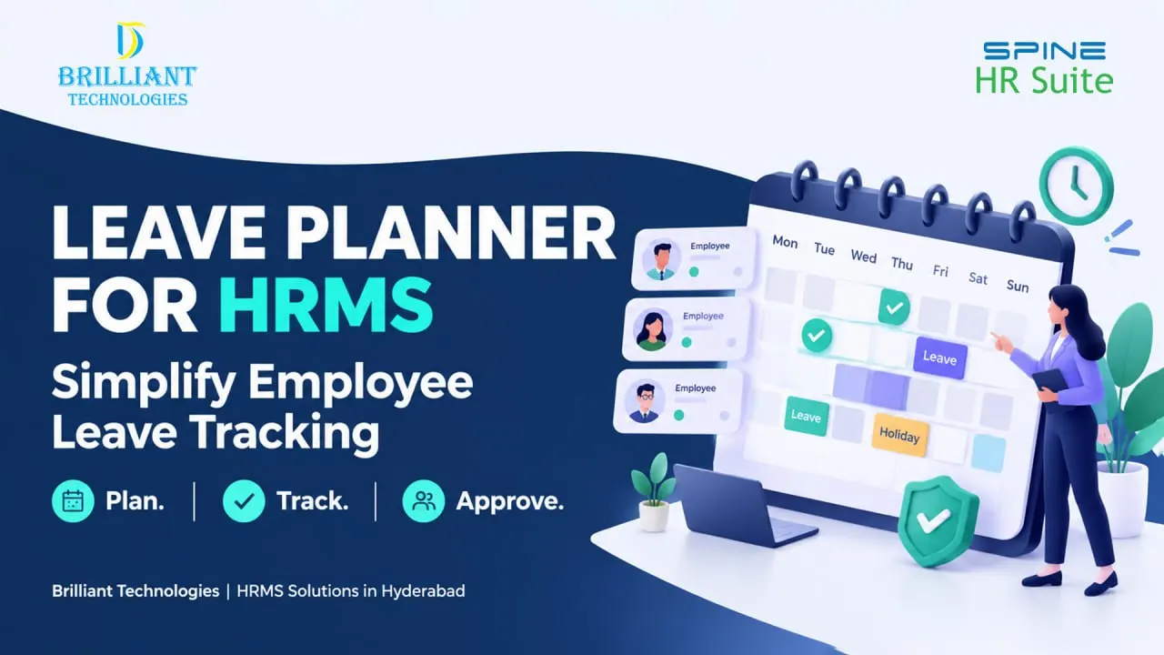 HRMS Leave Planner for employee leave tracking by Brilliant Technologies in Hyderabad